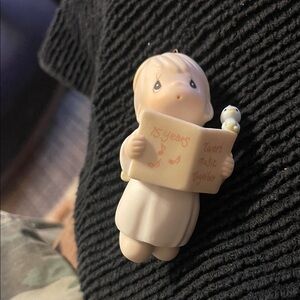 Precious Moments 15 Years Tweet Music Together Ornament Figurine